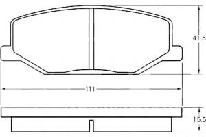 Klocki Hamulcowe Suzuki Samurai 1.3 84- A.b.s.