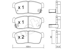 Klocki Hamulcowe Suzuki Ignis 00-03 Metelli