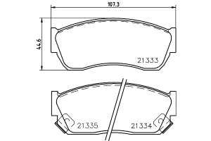 Klocki Hamulcowe Mintex 5520060b11 5520061880 5525
