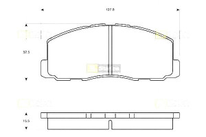 Klocki Hamulcowe Mitsubishi Colt Galant Lancer * K