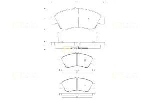 Klocki Hamulcowe Honda Civic Iv V 91 * Kpl Starlin