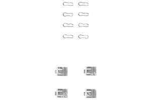 Zestaw Montażowy Klocków Fiat Seat Przód 1,2-1,7d