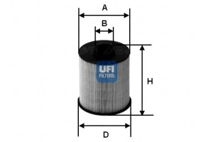 Filtr Paliwa Db W210 Om611 Ufi
