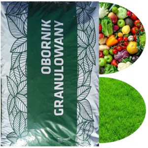 Bydlęcy Obornik Granulowany 40l 25kg Zrębkor