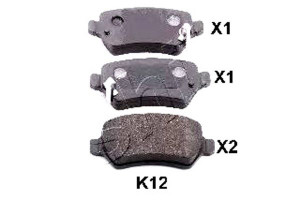 Klocki Hamulcowe Ashika 583021pa30 58302a2a30 1083
