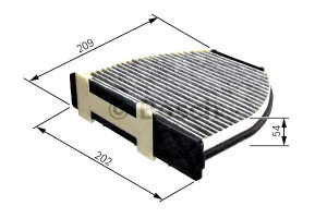 Filtr Kabiny Mercedes W202 W210 Bosch