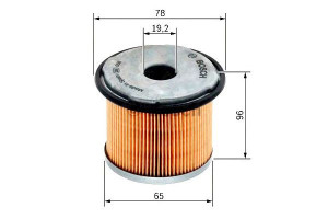 Filtr Paliwa Opel 2,2 2,5dti H93 Bosch