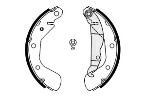 Szczęki Hamulcowe Opel Corsa C 1.0-1.7d 09.00-12.1