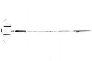 Linka Hamulca Ręcznego Volvo S60 00-10 Przód A.b.s