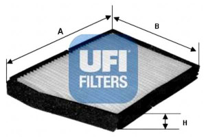 Filtr Kabinowy Laguna 1 94- Ufi