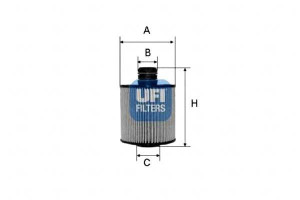 Filtr Oleju Doblo 1.6dt 10- Ufi