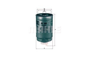 Filtr Paliwa Mahle Xl5e9155ab Esr4686 190660 3b081