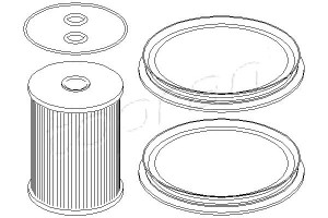 Filtr Paliwa (z Uszczelkami) Mini (r50 R53) (r52)