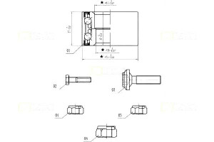 Łożysko Koła Komplet Przód Audi 80 90 A4 A6 Skoda
