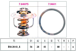 Termostat Mitsubishi 88c Eps
