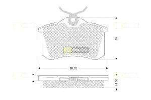 Klocki Hamulcowe Audi Citroen Ford Peugeot Seat Sk