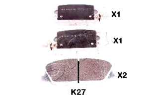 Klocki Hamulcowe Kia Ceed 1.4crdi Ashika