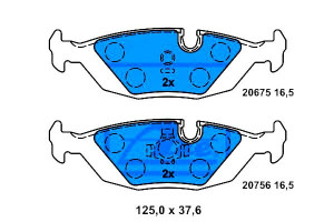 Klocki Hamulcowe Bmw 5 (e28) 6 (e24) 7 (e23) 1.8-3