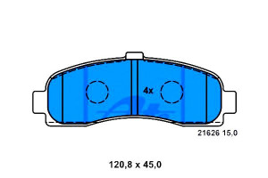 Klocki Hamulcowe Nissan Micra Ii 1.0-1.5d 08.92-02