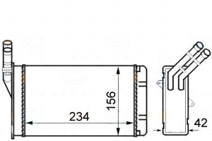 Nagrzewnica Behr Hella 96103384 644878