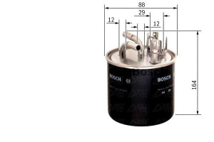 Filtr Paliwa Vw 2,5 Tdi 98- Bosch