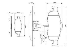 Klocki Hamulcowe Ford Przód Mondeo Scorpio Sierra