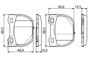 Klocki Hamulcowe Land Rover Tył Defender 2,2-3,9 9
