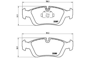 Klocki Hamulcowe Bmw 3 E46 98- Brembo