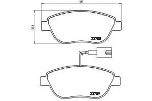 Klocki Hamulcowe Fiat Stilo 01-08 1.8-1.9jtd Z Czu