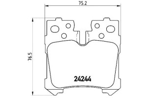 Klocki Hamulcowe Lexus Ls460 06- Tył Brembo