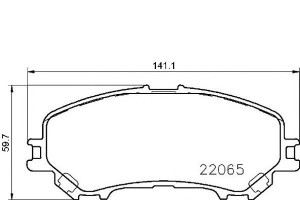 Klocki Hamulcowe Nissan Qashqai 13- Przód Brembo