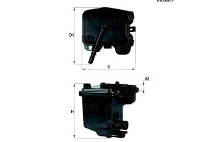 Filtr Paliwa Ford Psa Knecht