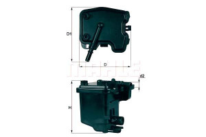 Filtr Paliwa Ford Psa Mahle