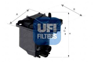Filtr Paliwa Diesel Ufi