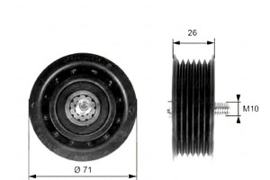 Rolka Prowadząca Pasek Cadillac Bls Fiat Croma Gra