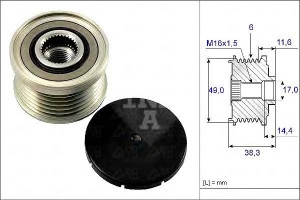 Koło Pasowe Alternatora Bmw E81 E90 1,6-3,0 2,0d 0