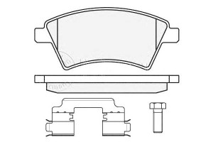 Klocki Hamulcowe Fiat Przód Sedici 06- Suzuki Sx4