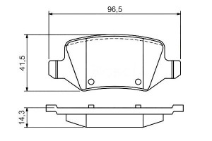 Klocki Hamulcowe Mercedes A (w168) A (w169) Vaneo