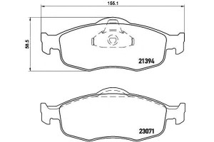 Klocki Hamulcowe Ford Mondeo 93-00 Brembo