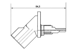 Czujnik Abs P+t Mondeo 1.8-3.0 00- Bosch