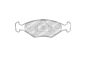 Klocki Hamulcowe Fiat Palio 1.0-1.7d 04.96-10.03 D
