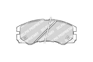 Klocki Hamulcowe Opel Frontera 98- Delphi Ham