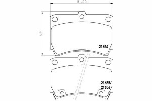 Klocki Hamulcowe Mazda Przód 323 89- 94- Kia Rio T