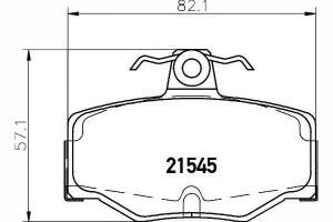 Klocki Hamulcowe Nissan Tył Primera -02 Textar