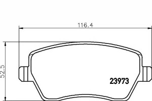 Klocki Hamulcowe Renault Przód Clio 05- Kangoo 08-