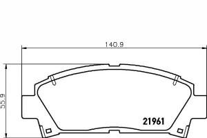 Klocki Hamulcowe Toyota Przód Avensis 97- Carina E
