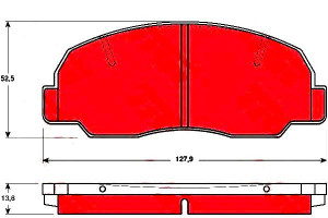 Klocki Hamulcowe Daihatsu Przód Rocky Taft Wildcat