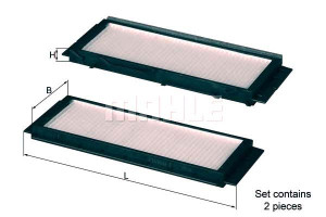 Filtr Kabiny Kabinowy Mahle Bbp261j6x Cp1408 80001