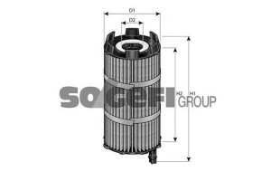Filtr Oleju Vw A4 6 8 4,2 5,2 Purflux