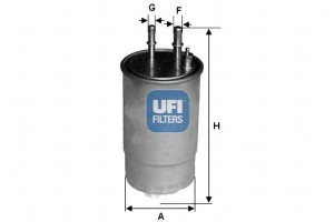 Filtr Paliwa Diesel Ufi